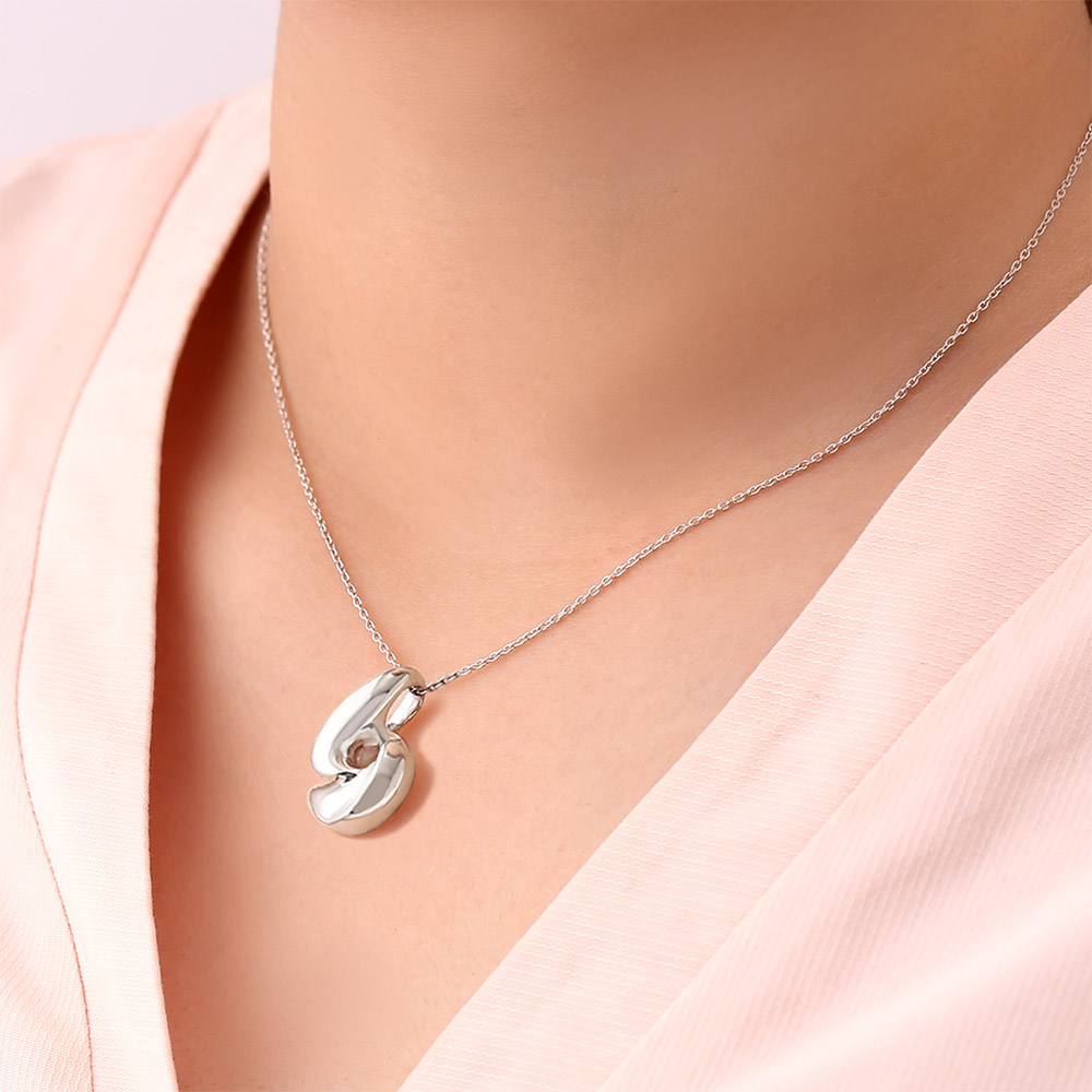 スパイラルデザイン レディースネックレス FSP625 (1)