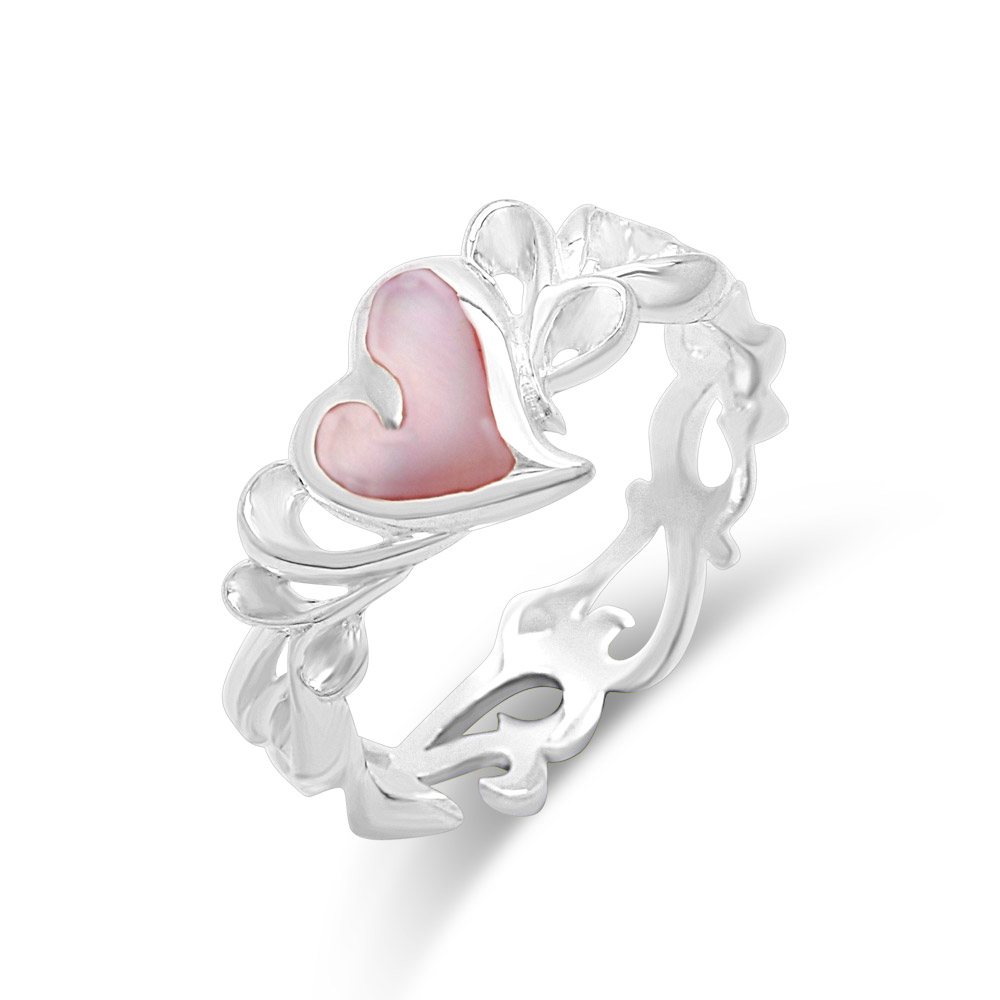 ハートピンクシェル シルバーリング FSR715-PSH - Free Style 公式通販 