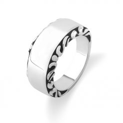 サイドアラベスク メンズシルバーリング FSR047 - Free Style 公式通販 