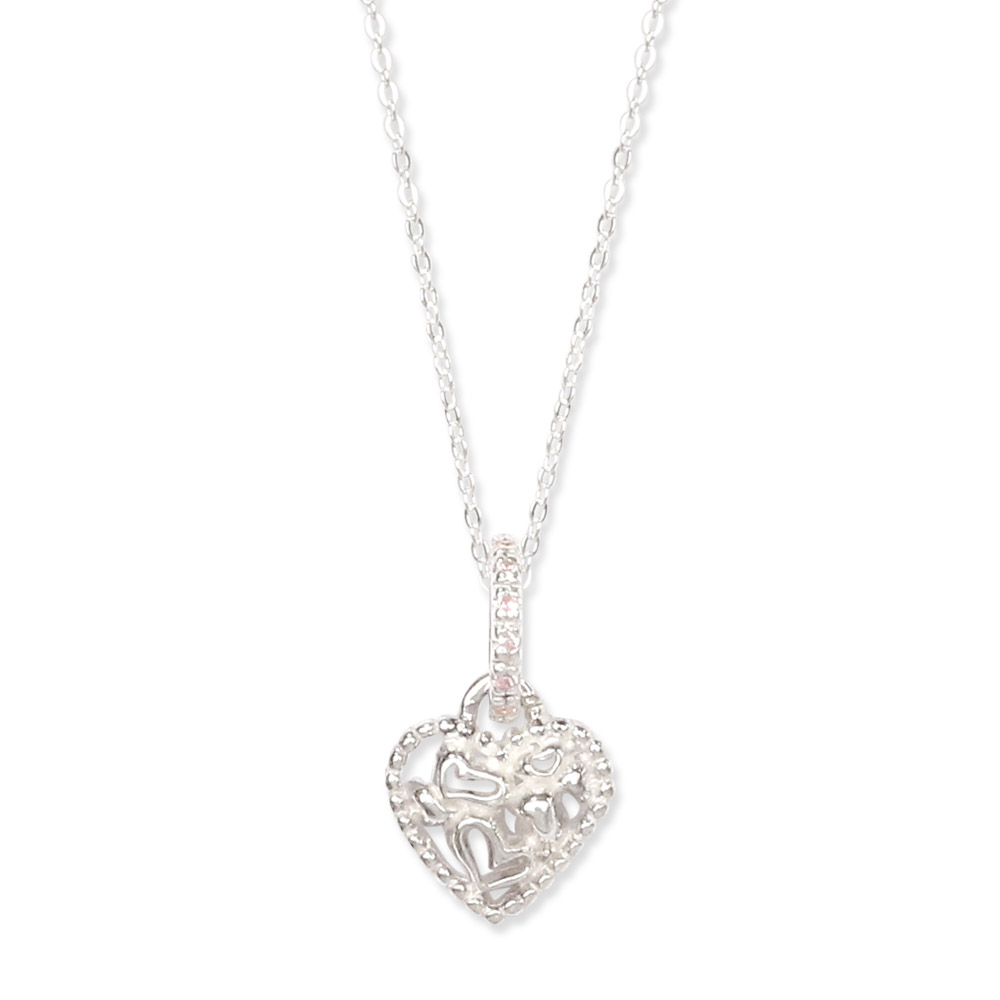 ハートシェイプ アラベスク シルバーネックレス Fsp850 Free Style 公式通販