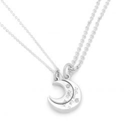 おすすめペアネックレス 月モチーフペアネックレス Free Style