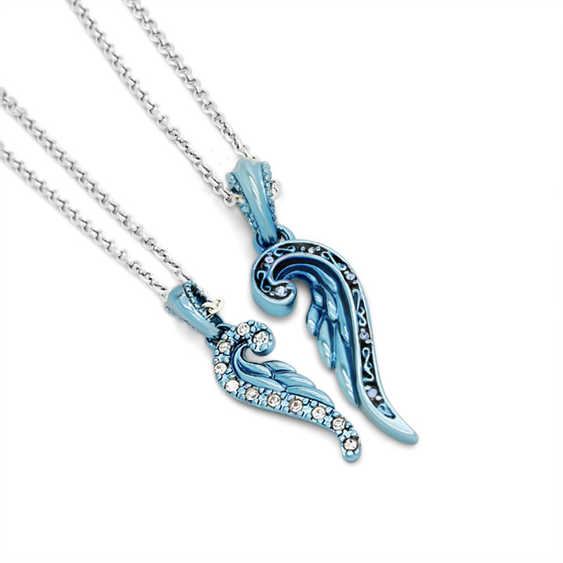 セパレートハートウィングペアネックレス ライトブルー Fsstp841m Lb 841l Lb Free Style 公式通販