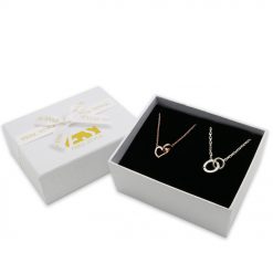 サークル＆ハートモチーフペアペンダントペアボックスイメージ