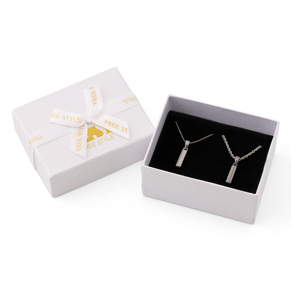 シンプルスティック シルバーペアネックレス FSP1006MRH-1006L - 画像 (5)