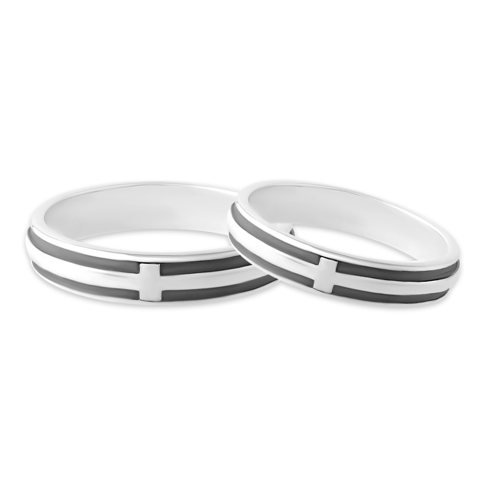 シンプルクロスライン シルバーペアリング FSR433S-433S (3)