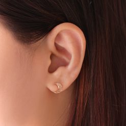 月モチーフ シルバーピアス 両耳セット FSE900-PG - Free Style 公式通販