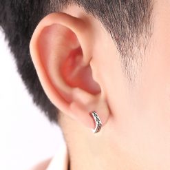 ケルティックモチーフ シルバーピアス FSE640-B (2)