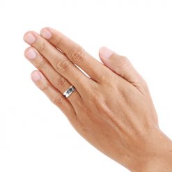 レイヤードウェーブモチーフ シルバーリング FSR468 (1)