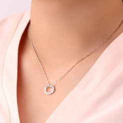 ハートリングトップ シルバーペンダント FSP944 (1)