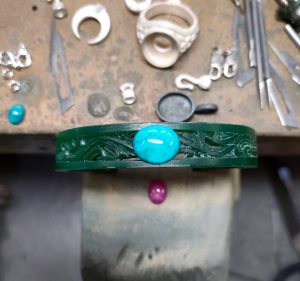 Free Style Bracelet Design With Turquoise