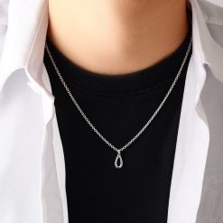 インフィニティデザイン シルバーペアネックレス FSP1026M-1026LPG 