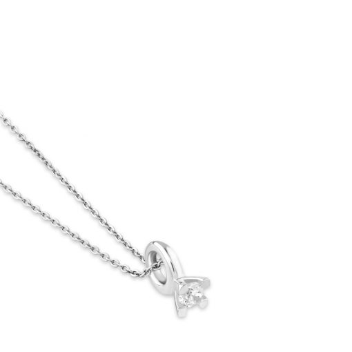 リングデザインチャーム レディースネックレス FSP1024-LCCZ - Free