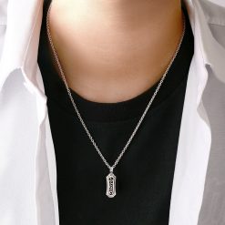 アラベスクリバーシブルシルバーペンダント FSP608B-RWS (2)