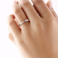 ツイストトップ インフィニティ シルバー レディースリング FSR951-LSV-DIA