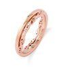 アラベスク ラウンドクロッシング シルバーリング ピンクゴールドカラー FSR946-LPG